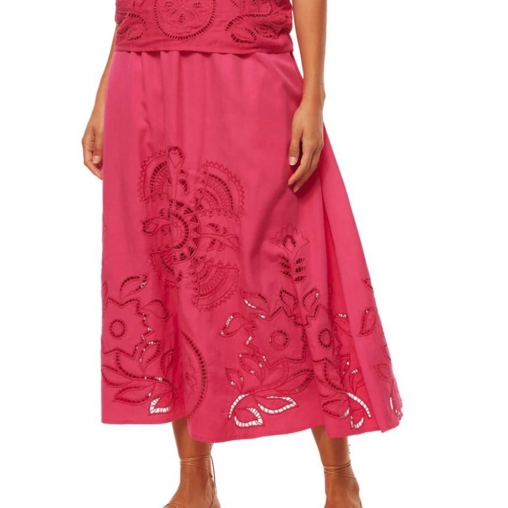 ⚡️NWT⚡️Misa Los Angeles Analisse Embroidered A-Line Skirt - Picture 9 of 10